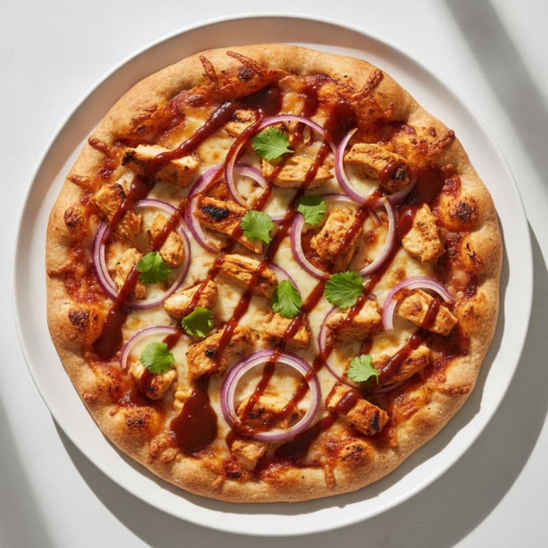 High-Protein BBQ Chicken Pizza