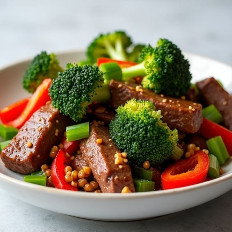 Sweet and Savory Garlic Beef Stir-Fry