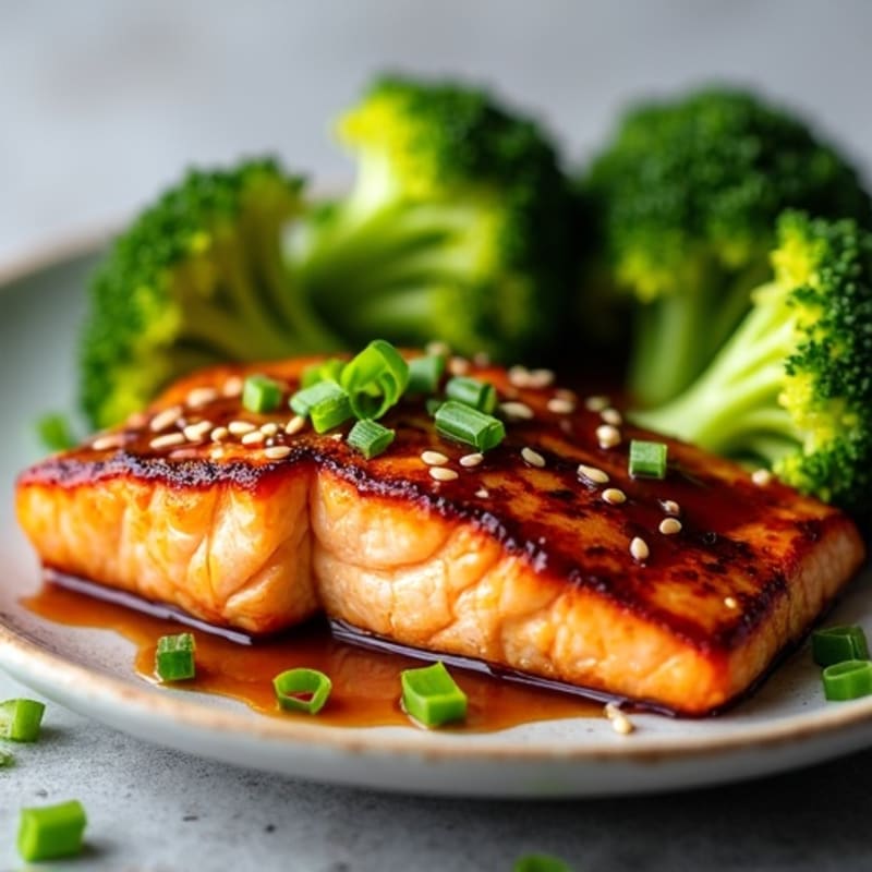 Baked Teriyaki Glazed Salmon