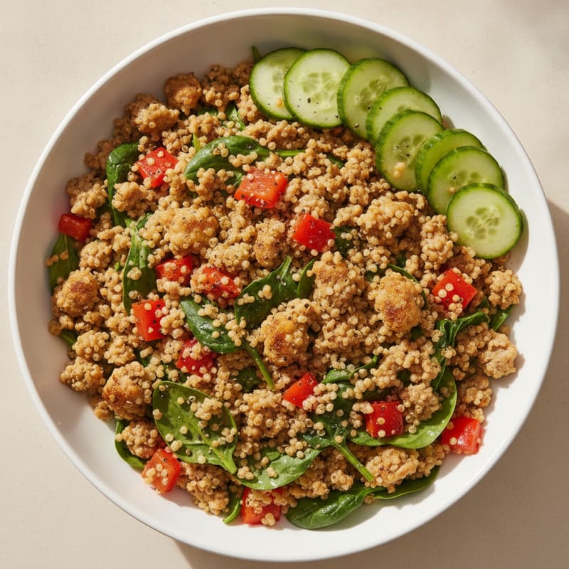 Lean Turkey and Quinoa Power Bowl