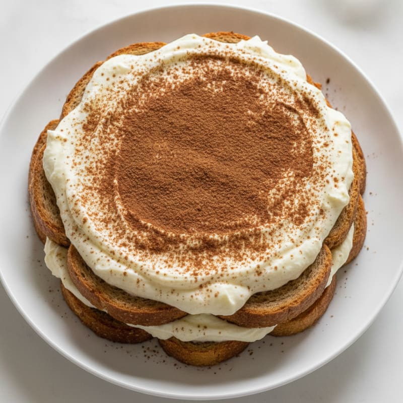 Espresso Ricotta Tiramisu with Cocoa