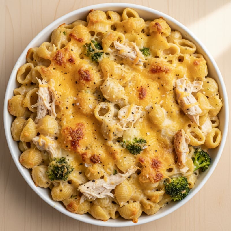 High-Protein Baked Macaroni and Cheese