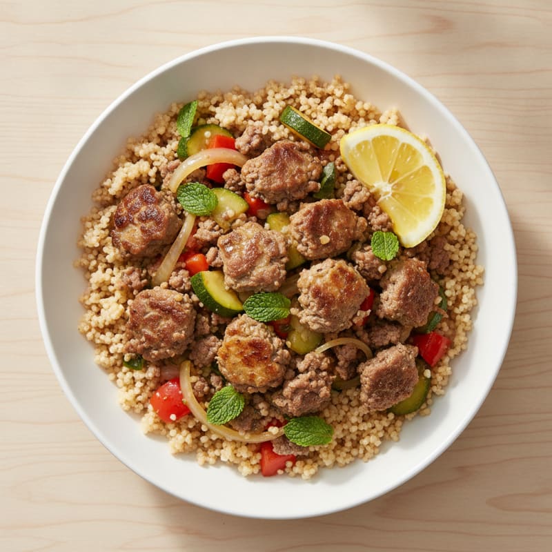 Lean Beef Mince and Vegetable Couscous Bowl