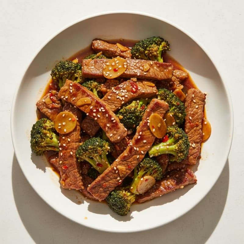 Sesame Beef and Broccoli Stir-Fry