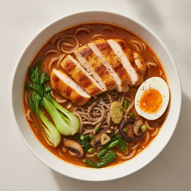 Spicy Chicken Ramen Bowl