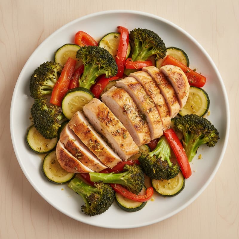 Sheet Pan Lemon Herb Chicken and Veggies