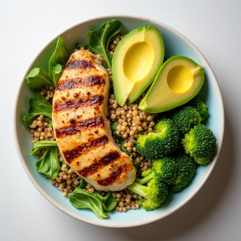 Grilled Chicken and Quinoa Power Salad