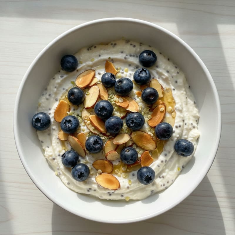 Berry Almond Chia Pudding