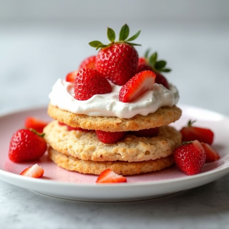 Fresh Strawberry Protein Shortcake