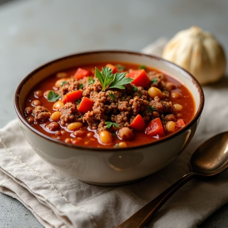 Hearty Beef and Bean Chili