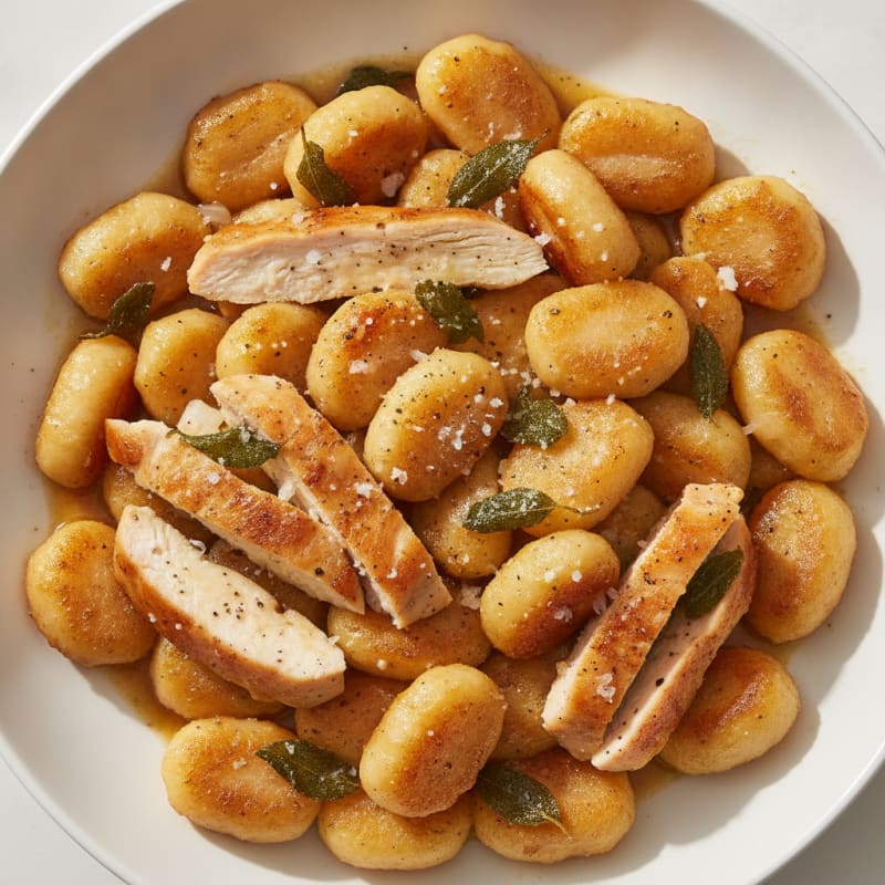 Ricotta Gnocchi with Sage Butter Sauce