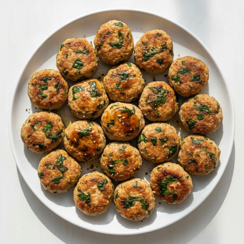 Turkey Spinach Junior Meatballs