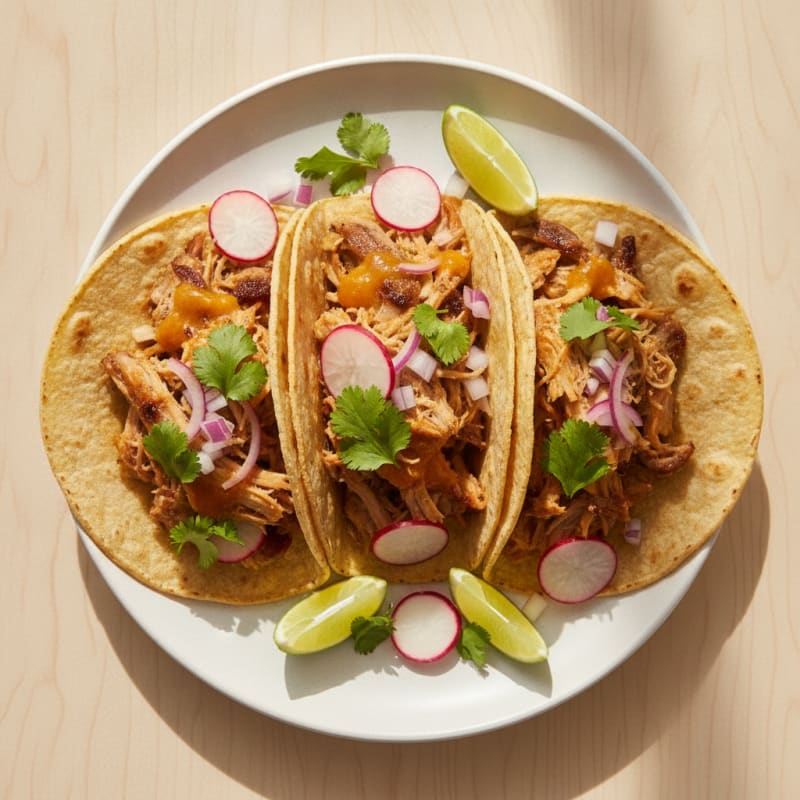 Slow-Cooked Pork Carnitas Tacos