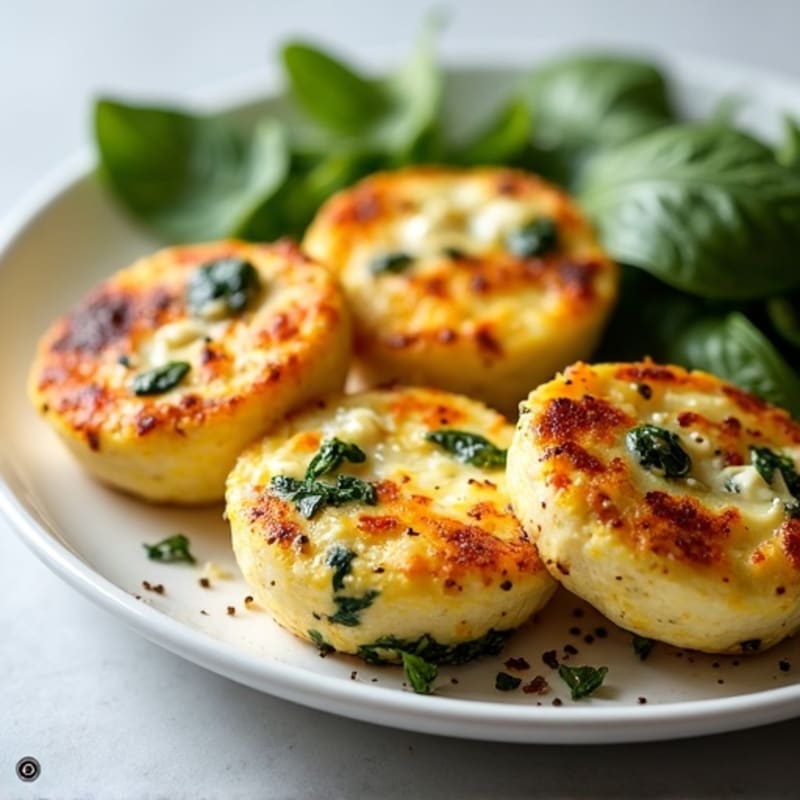 Protein-Packed Baked Egg Bites with Spinach and Feta
