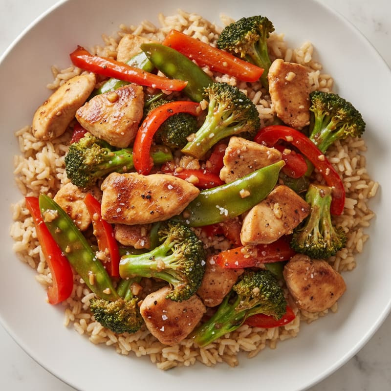 Speedy Chicken and Vegetable Stir-Fry