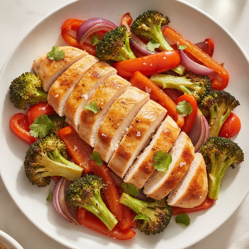 Honey-Lime Chicken and Roasted Vegetables