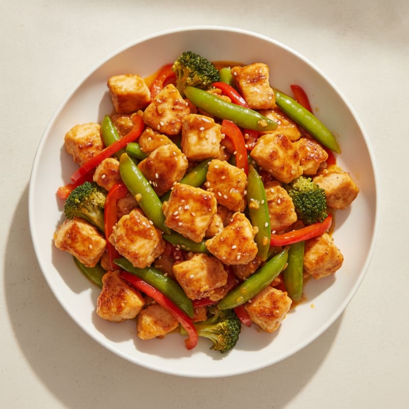 Orange Glazed Chicken Stir-Fry