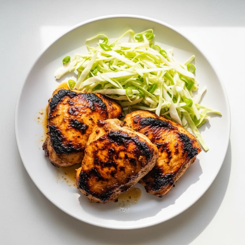 Smoky Grilled Jerk Chicken Thighs