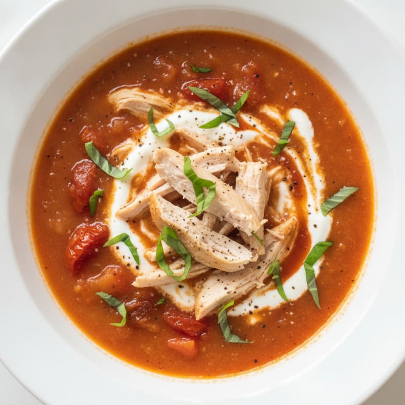 Roasted Tomato Basil Soup