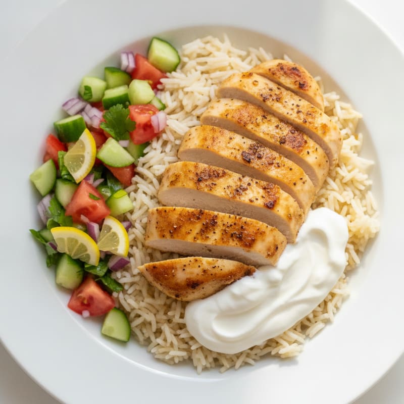 Chicken Shawarma Rice Bowl