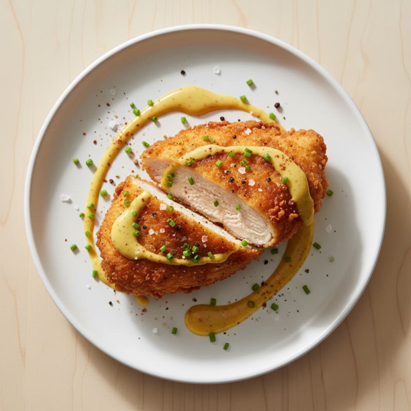 Buttermilk Fried Chicken with Honey-Mustard