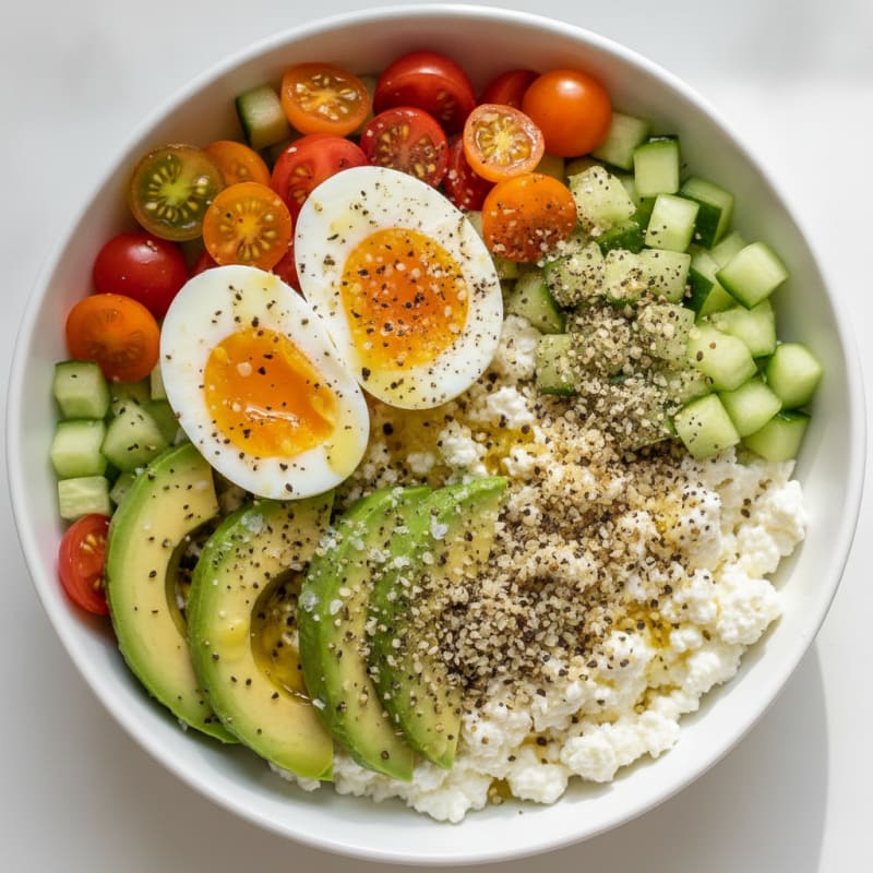 Savory Cottage Cheese Breakfast Bowl
