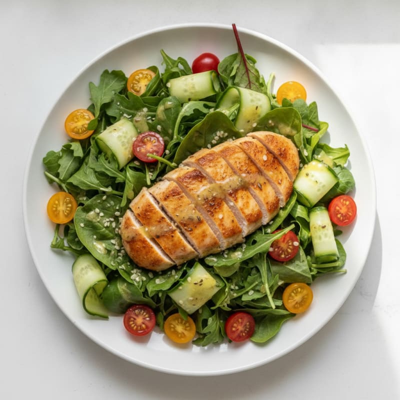 Vibrant Garden Green Salad