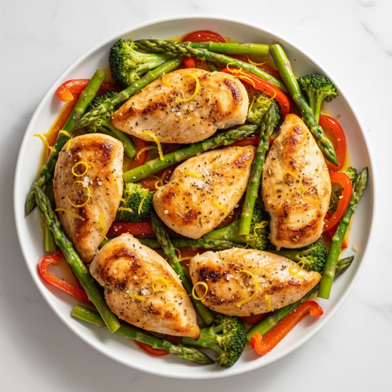 Sheet Pan Lemon Herb Chicken and Veggies