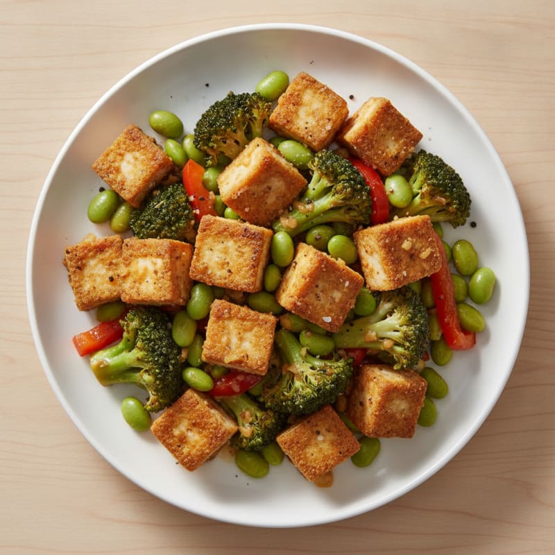 Garlic-Ginger Tofu Stir-Fry