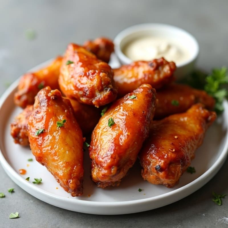 Crispy Honey Glazed Chicken Wings