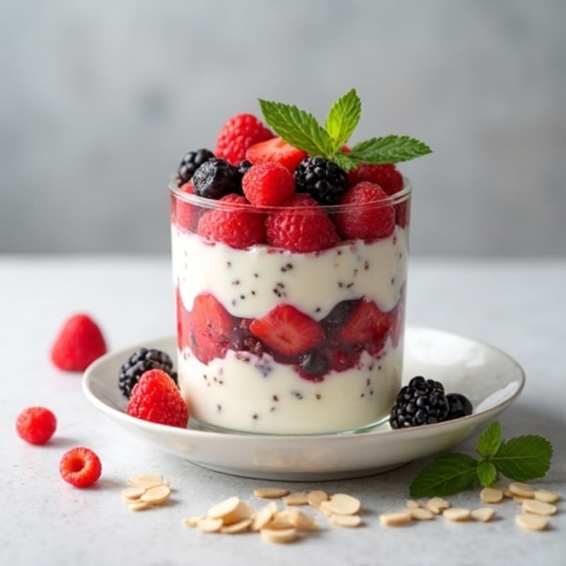 Cottage Cheese Berry Protein Parfait