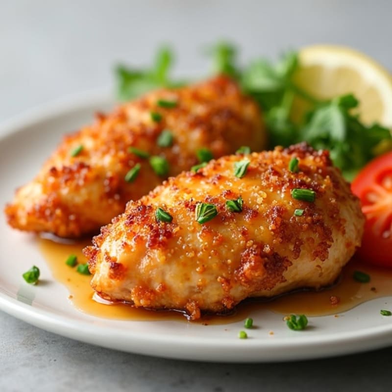 Crispy Baked Honey-Garlic Chicken