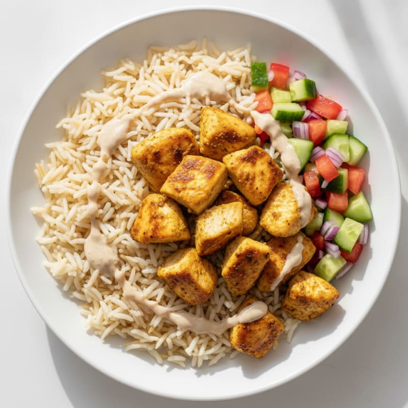 Chicken Shawarma Rice Bowl