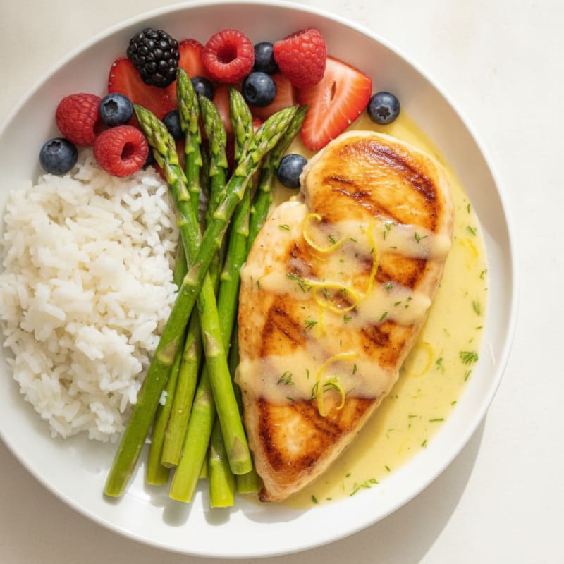 Pan-Seared Chicken with Lemon-Dill Sauce