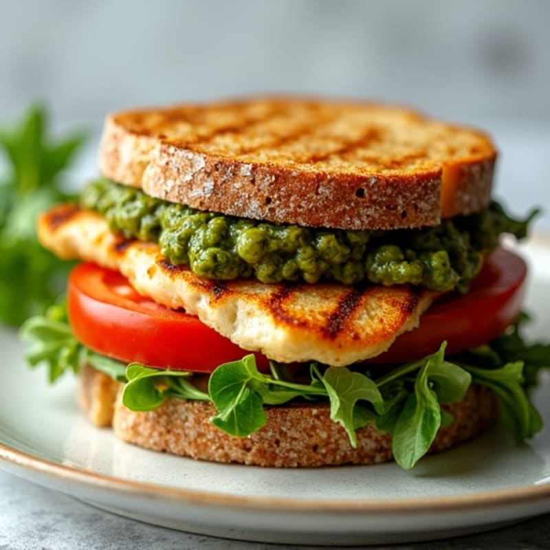 Grilled Pesto Chicken Sandwich