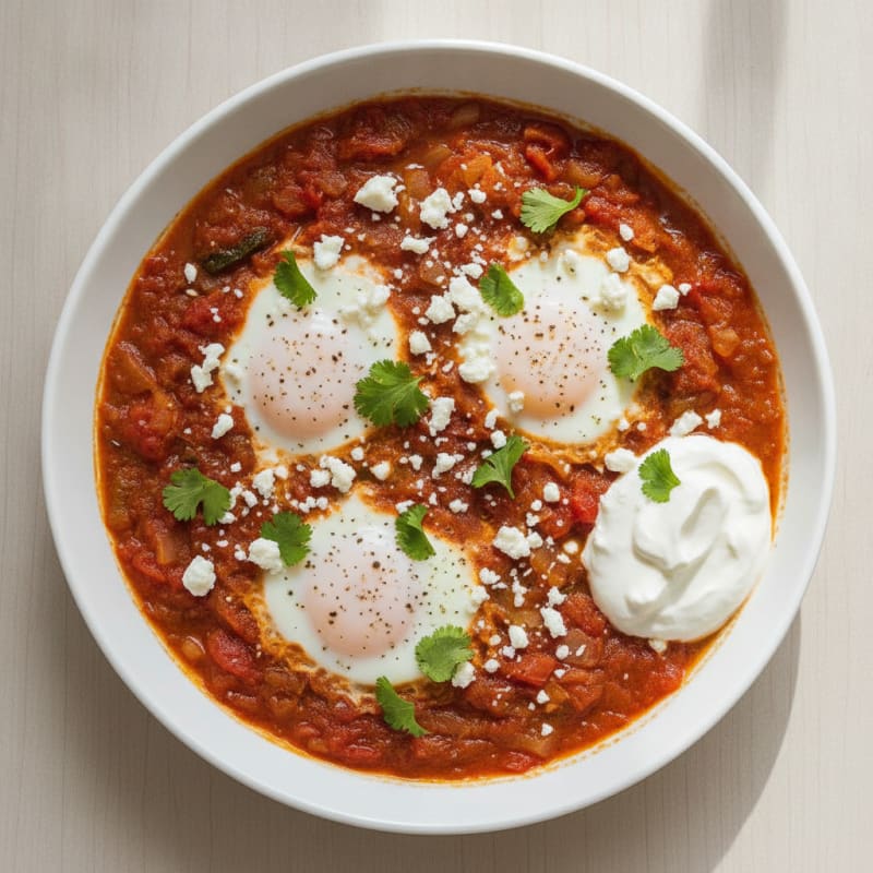Shakshuka with Feta and Herbs