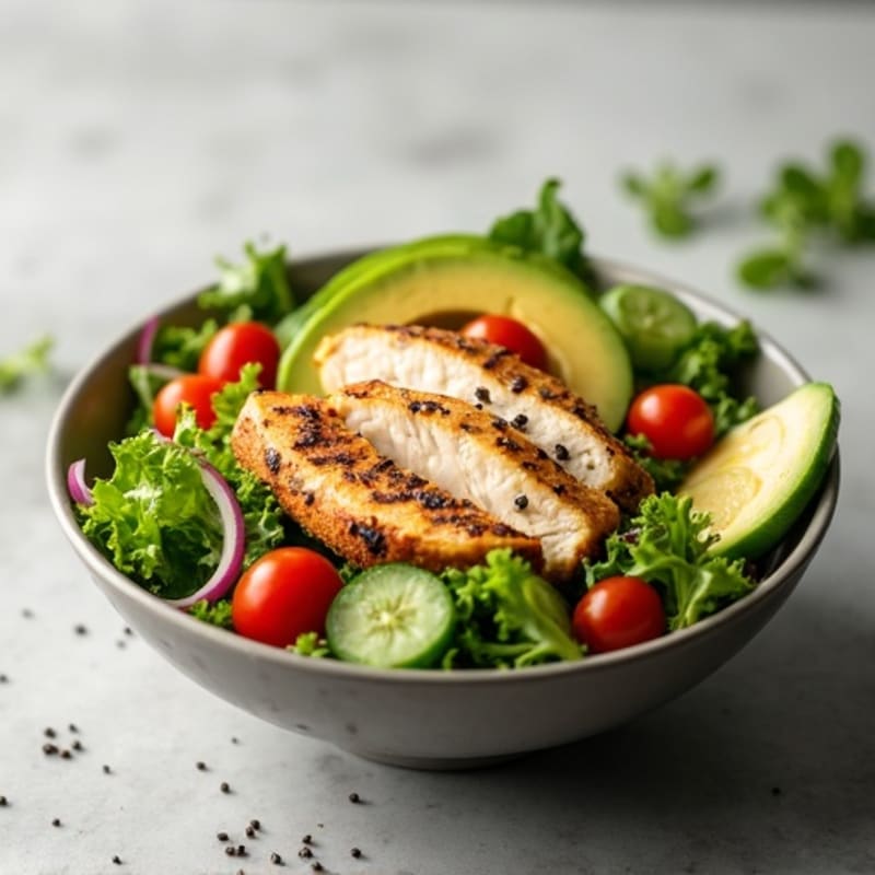 Crisp Avocado Salad Bowl