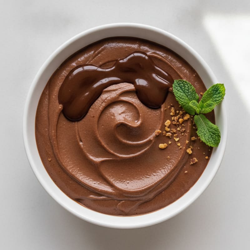 Silky Chocolate Protein Pudding