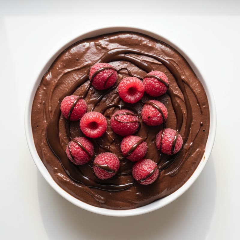 Silky Chocolate Protein Mousse with Greek Yogurt