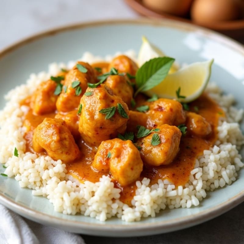 Creamy Coconut-Spiced Butter Chicken