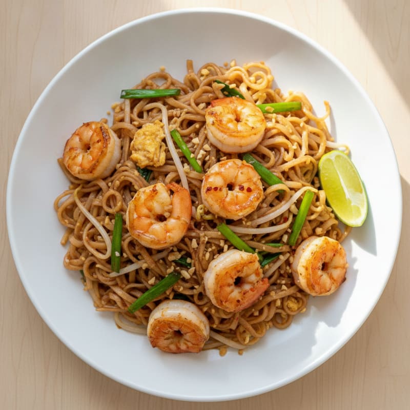 Shrimp Pad Thai Noodles