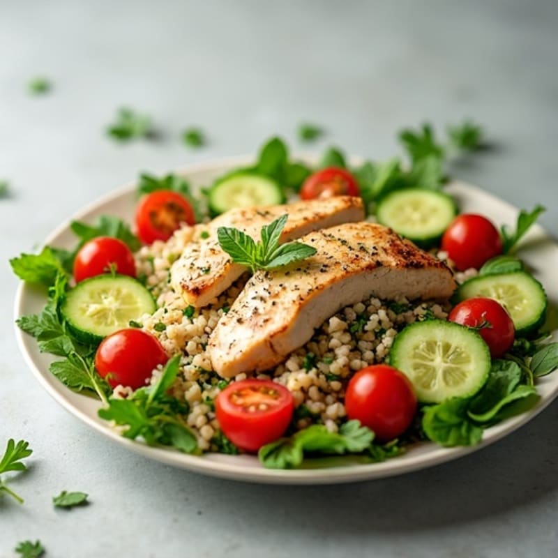 Fresh Herb Chicken and Wild Rice Salad