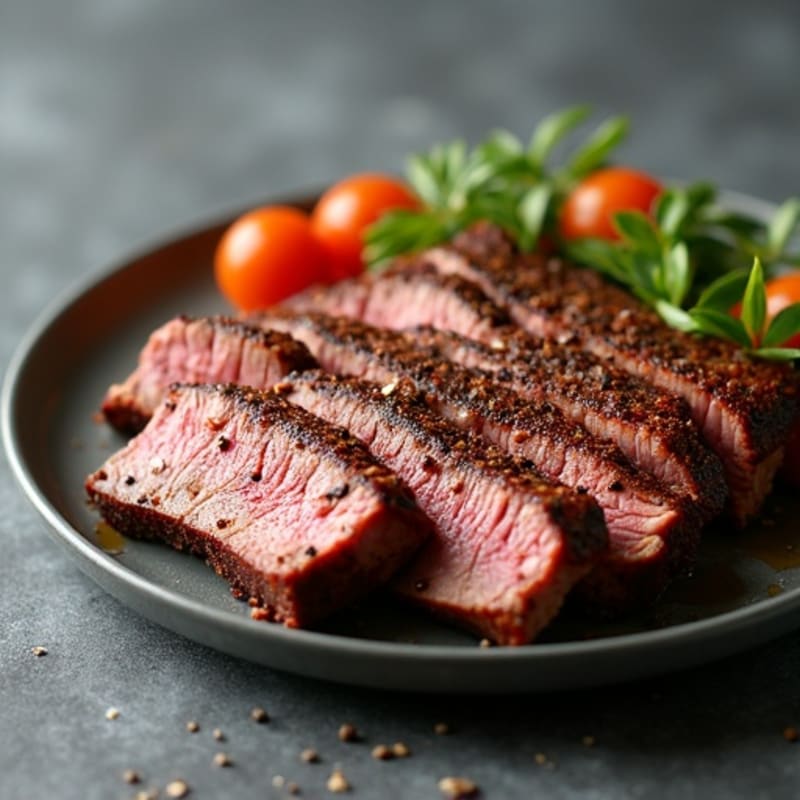 Smoky Black Pepper Rubbed Brisket