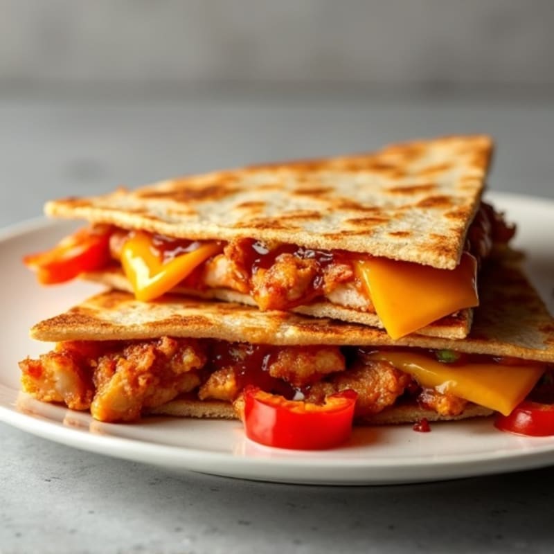 Crispy Chicken BBQ Quesadilla