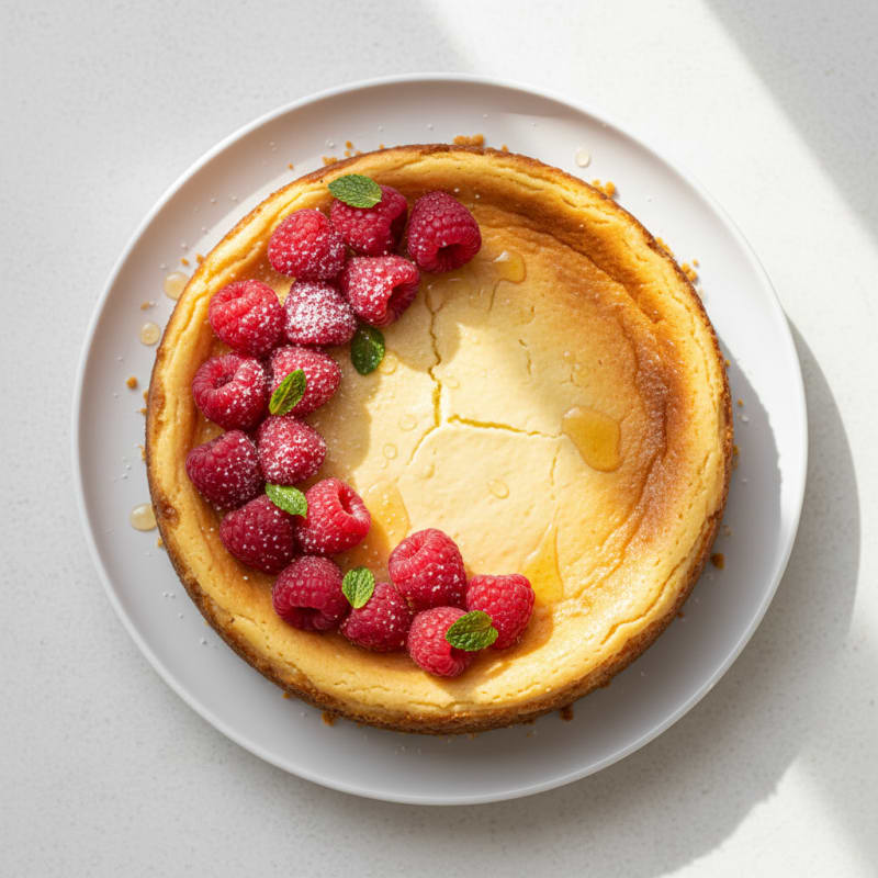 Creamy Greek Yogurt Protein Cheesecake