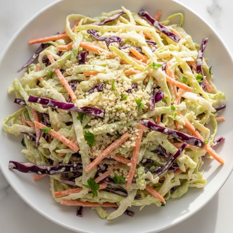 Tangy High-Protein Coleslaw