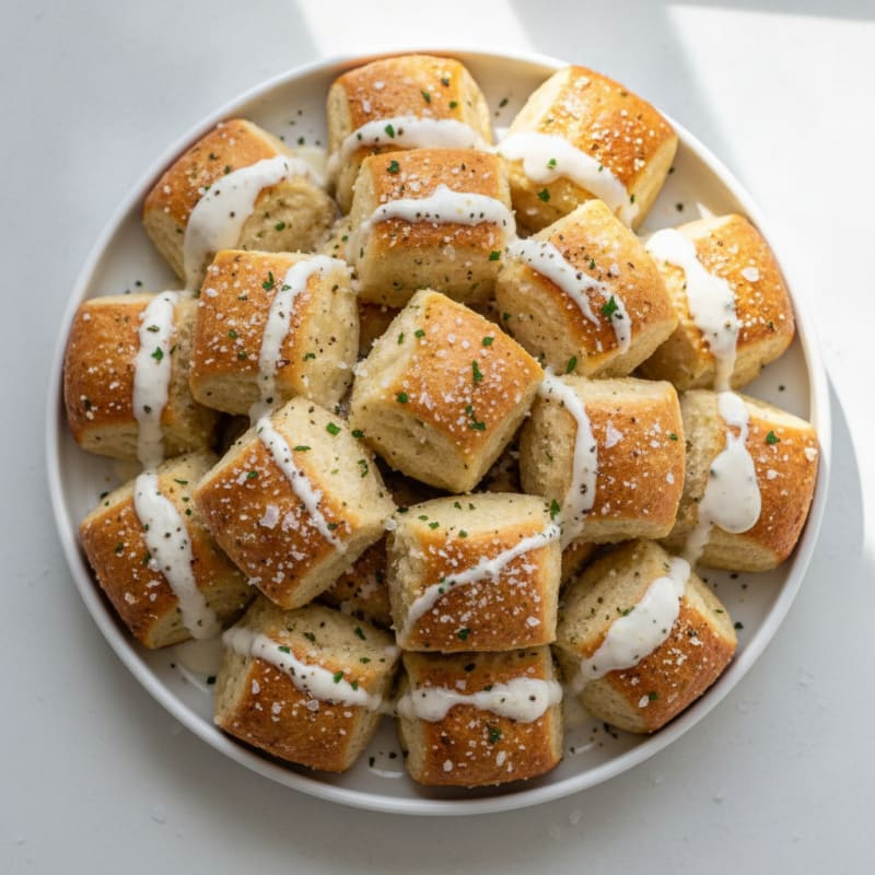 Garlic Parmesan Pretzel Bites