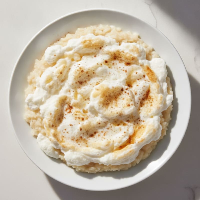 Protein Rice Pudding with Egg Whites