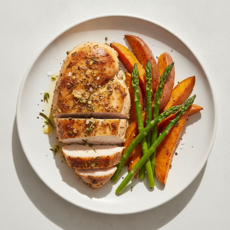 Garlic Herb Roasted Chicken Breast