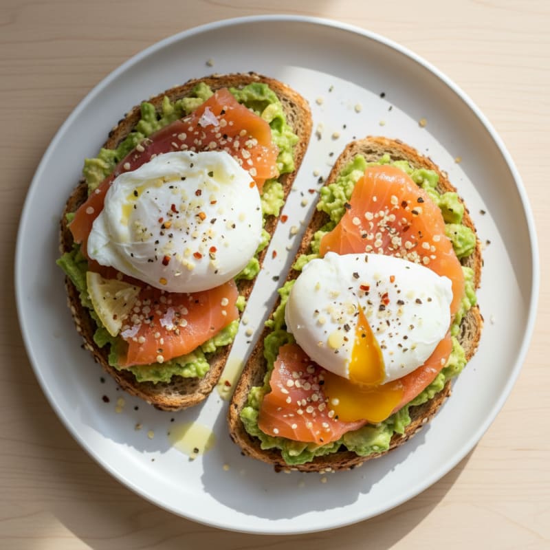 Avocado Toast with Poached Egg